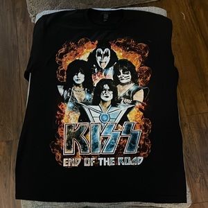 Kiss Band End of The Road Tour T Shirt Size XL